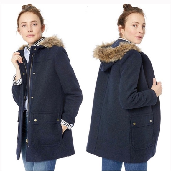 J. Crew Factory Jackets & Blazers - J.Crew Factory Hooded Vail Parka, size 4